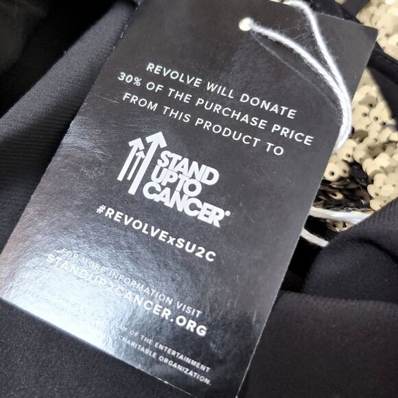 NBD x Revolve Sequin Halter Style Midi Dress Gold Size S NWT - Picture 11 of 11